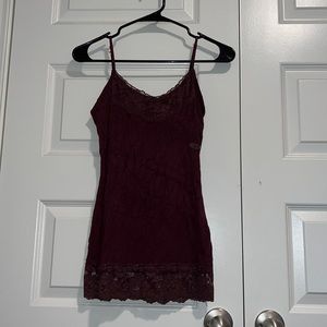 SIZE- S,  Maroon colored dress